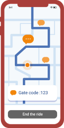Step by step route